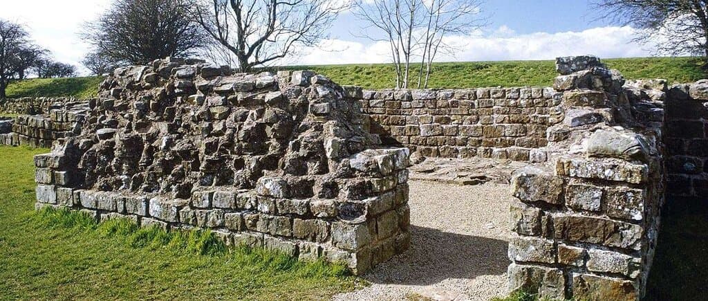 Banks East in Cumbria is the best preserved turret or observation tower in the western sector of Hadrian's Wall, where the Wall, instigated on the orders of the emperor Hadrian in AD 122, was originally made from turf.