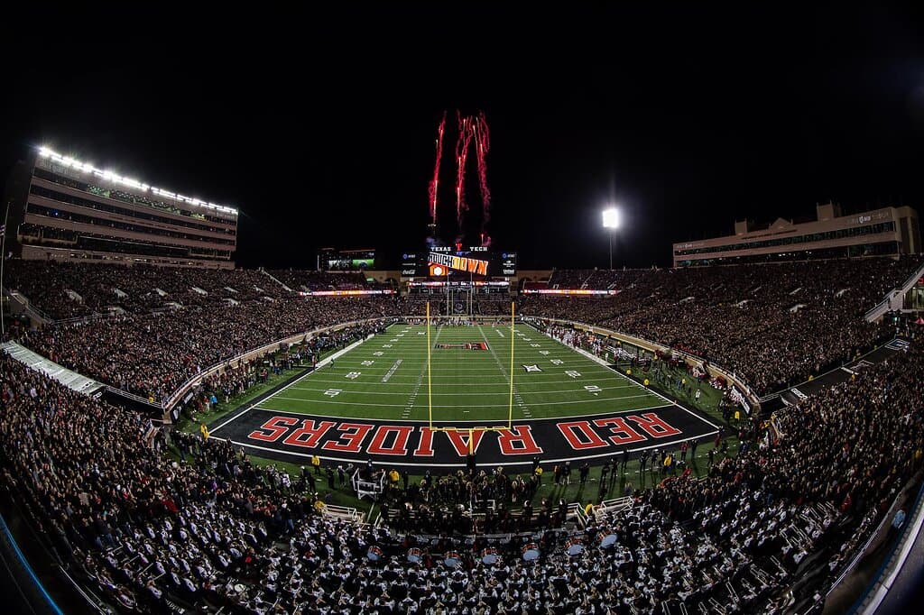 Black out. Nothing like a Saturday Night football in West Texas.