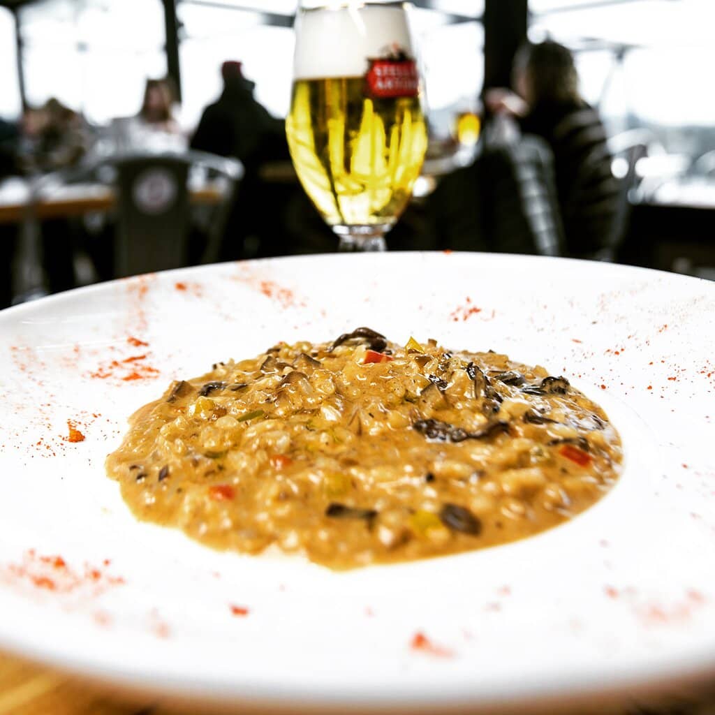 Cozy Goulash on a Snowy Day