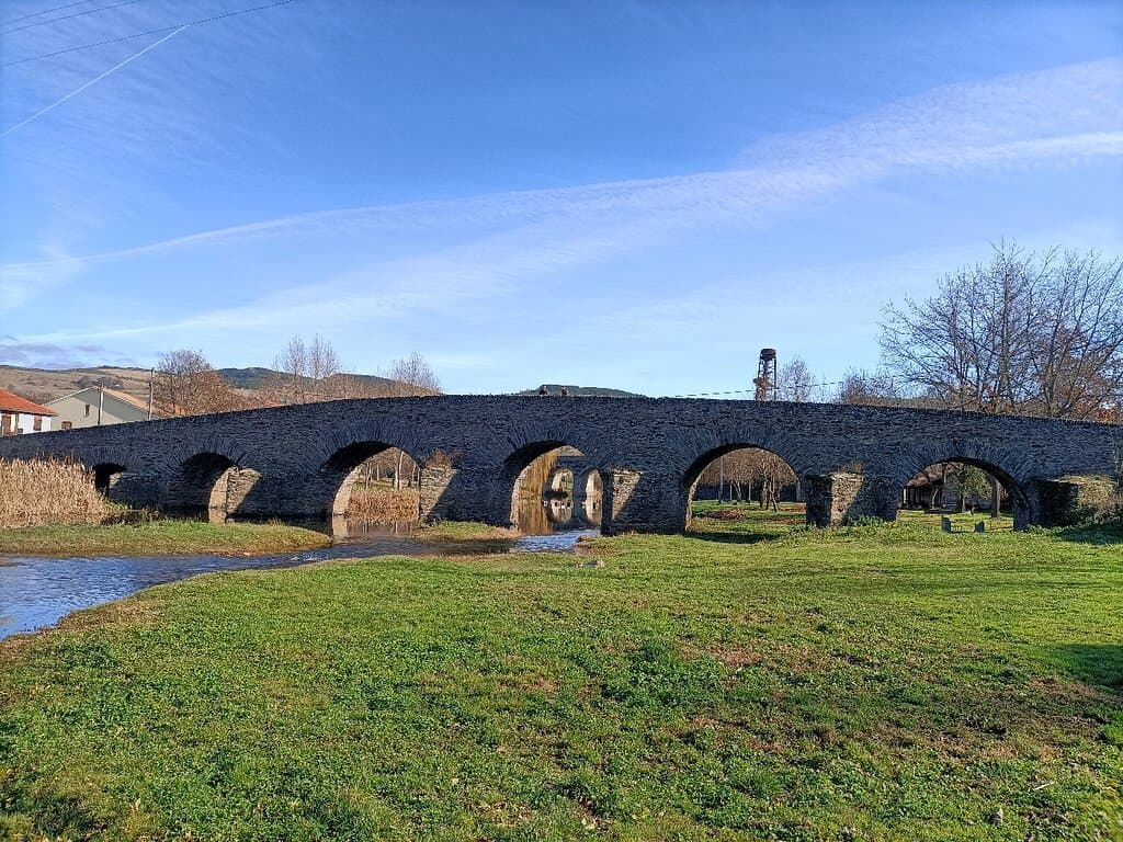 Gimonde Bridge and Village