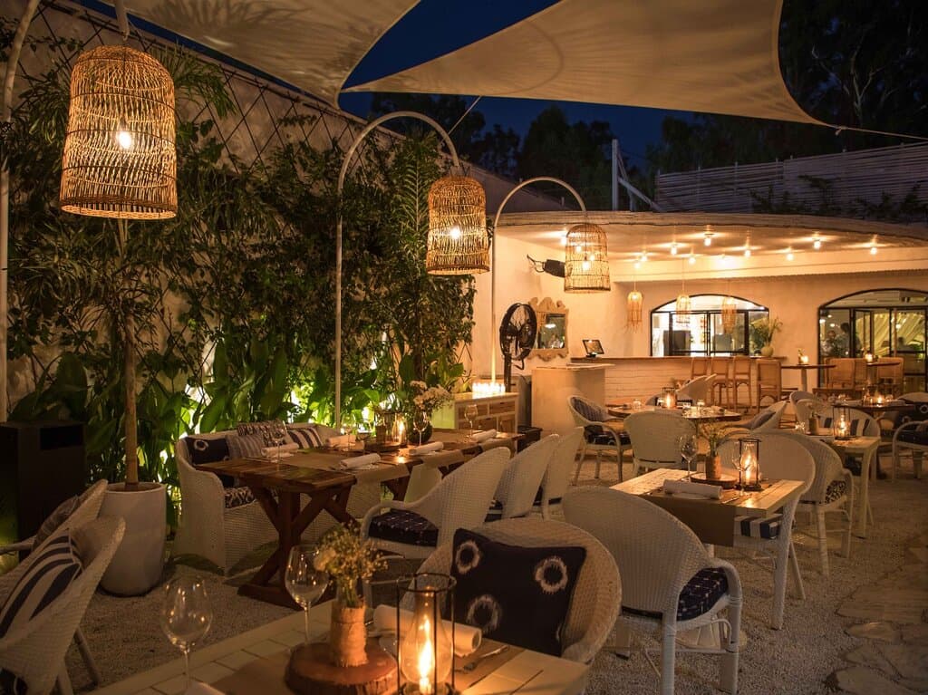 Courtyard at Olive Cafe & Bar