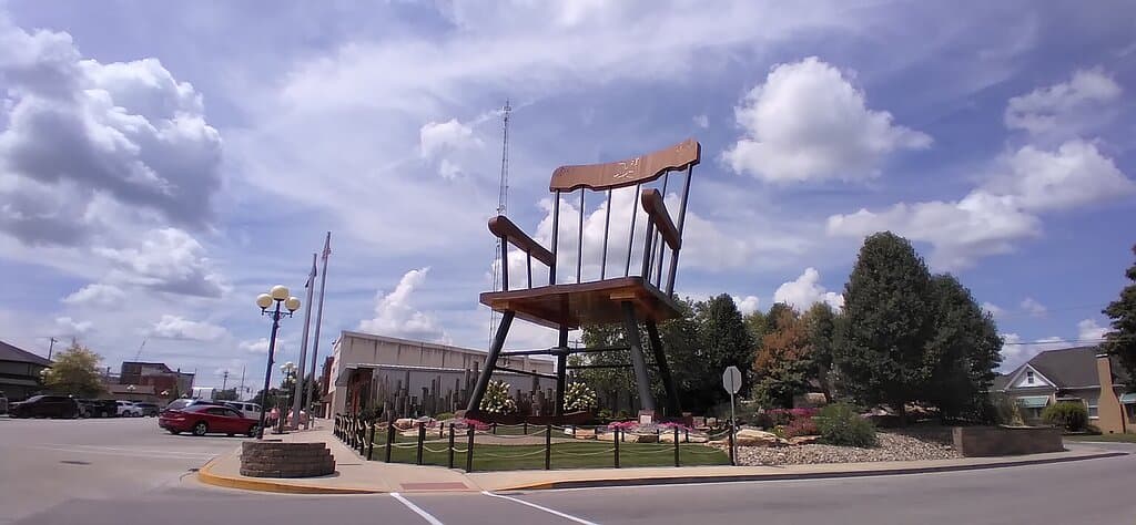 Yep! That's a BIG rocking chair!