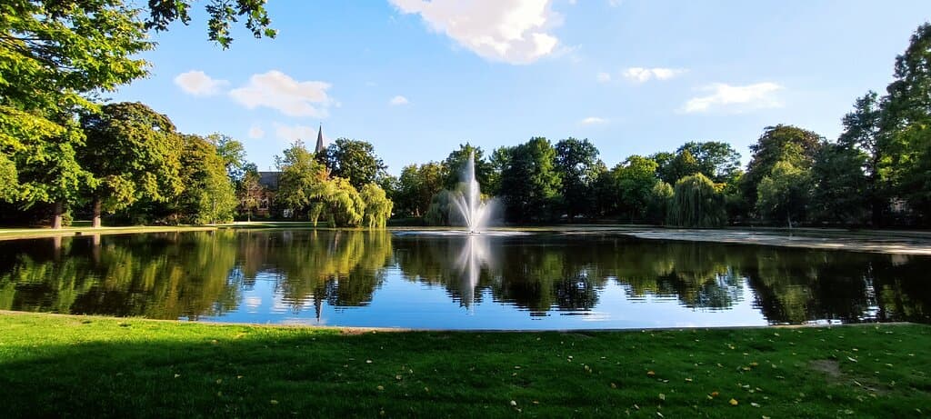 City centre park.