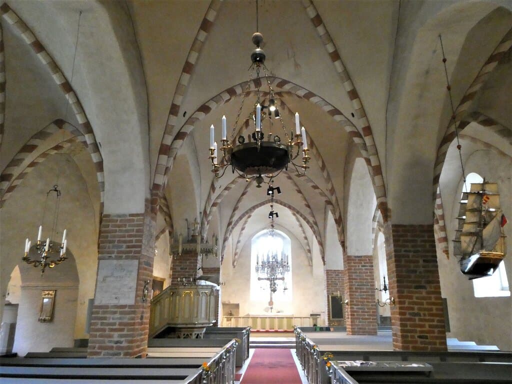 a gothic interior