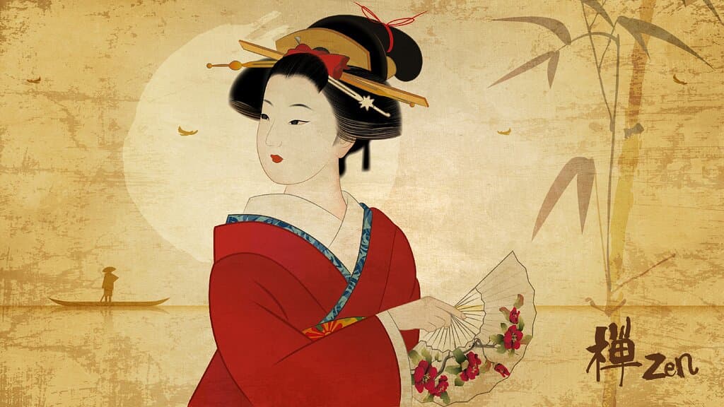 Zen Geisha wallpaper