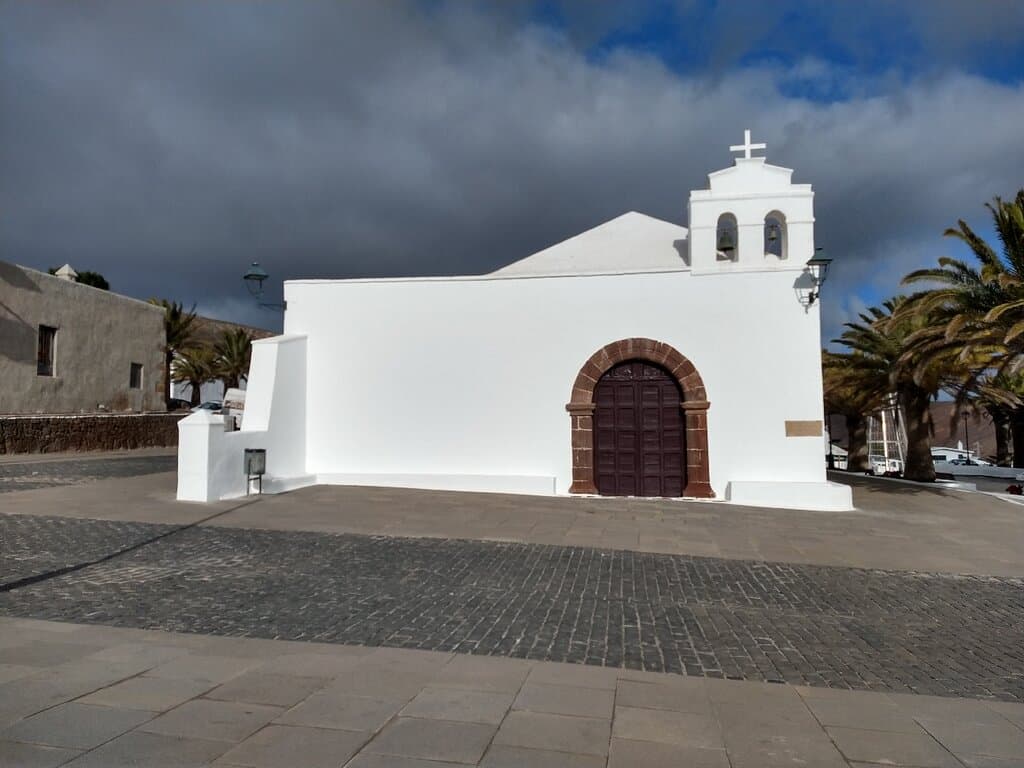Iglesia de San Marcial del Rubicón is located in the small town called Femés, in Lanzarote, one of the Canary Islands.