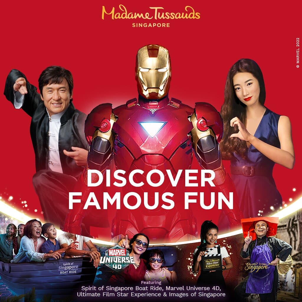 Experience one of Singapore's best loved attraction, only at Madame Tussauds Singapore!