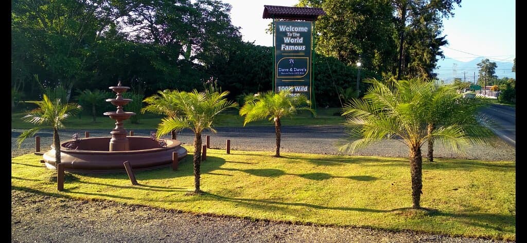 Welcome to the park. Main Entrance