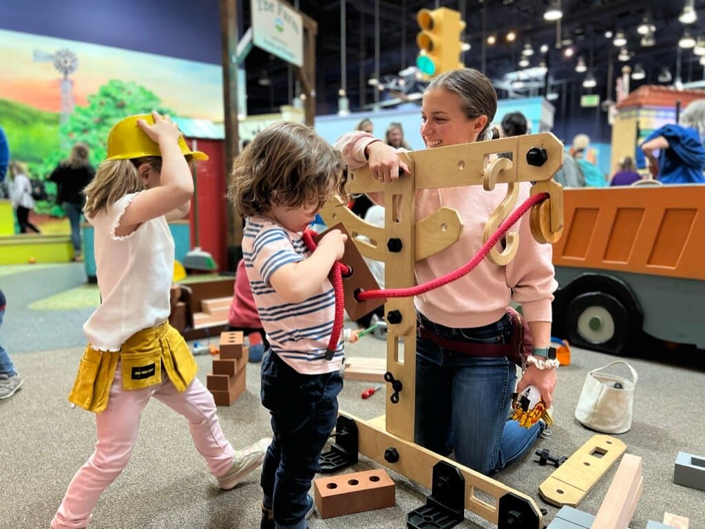 Family time at Pretend City!