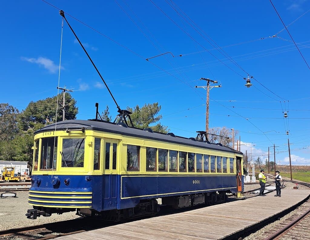 One of great old trolleys in the collection.
