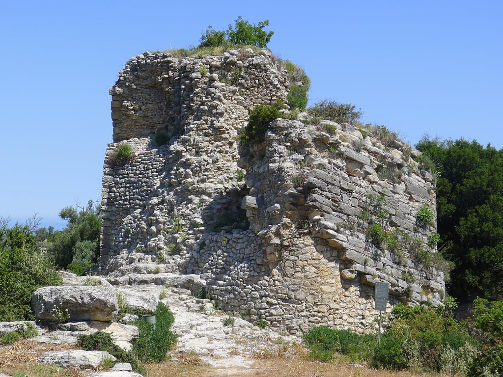Archäologische Stätte Eleftherna/Eleftherna Archaeological Site.