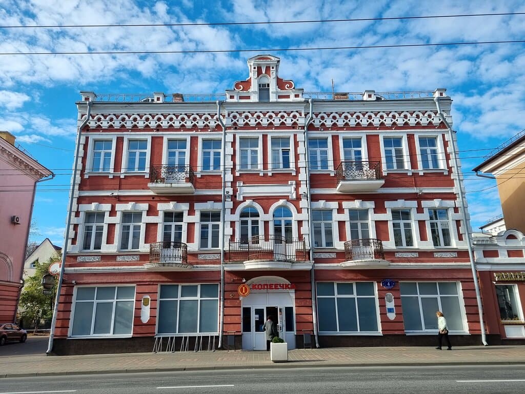 Улица Советская с домами XVII-XVIII вв. в стиле барокко и классицизма