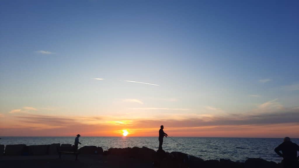 Sunset Over the Bay