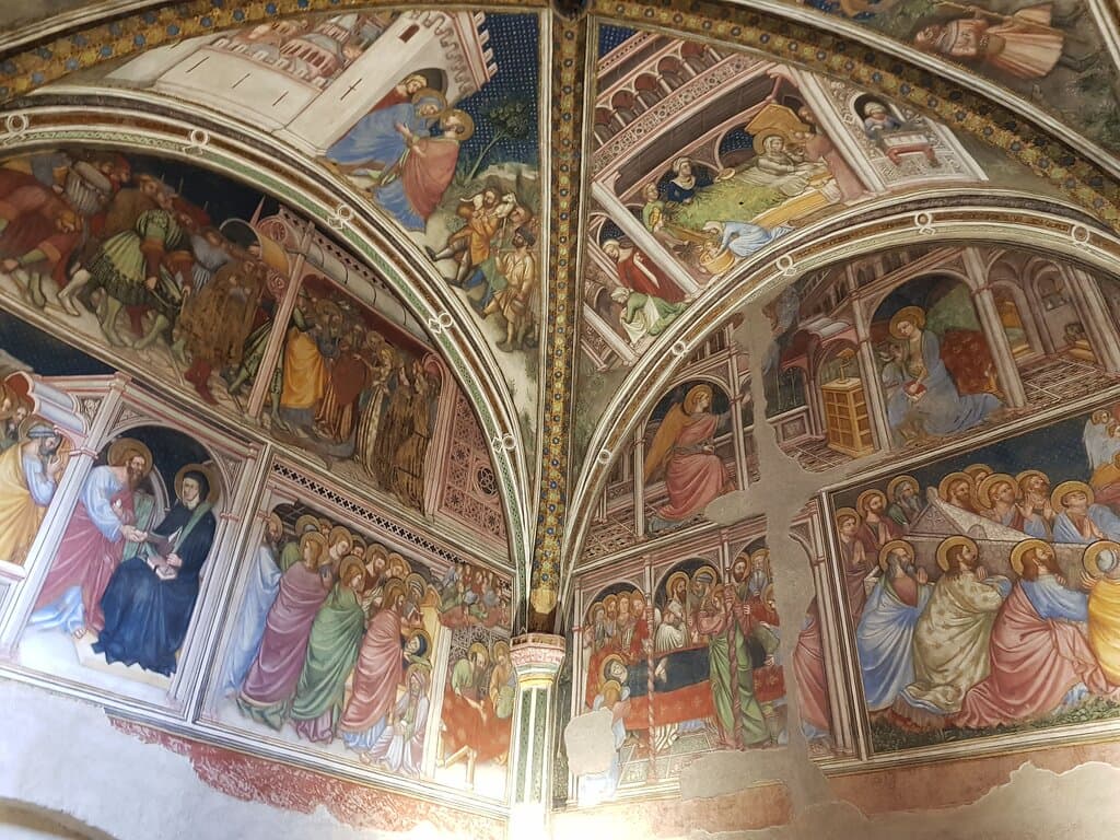 affreschi palazzo Trinci