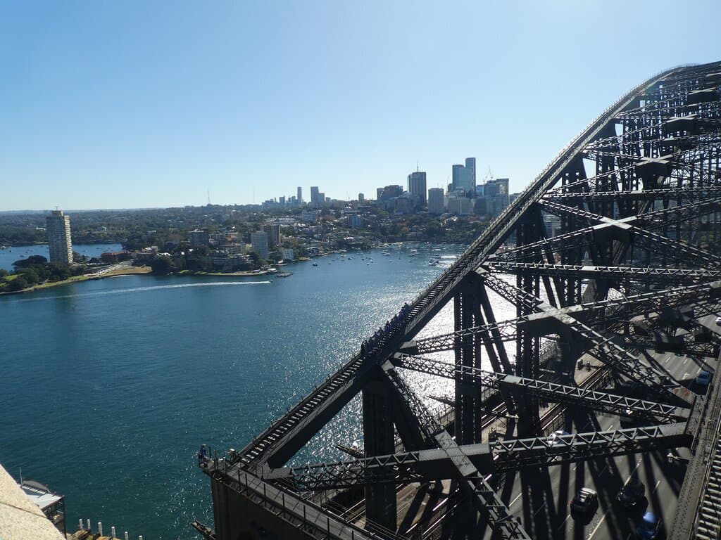View from Pylon Lookout at Sydney Harbour Bridge