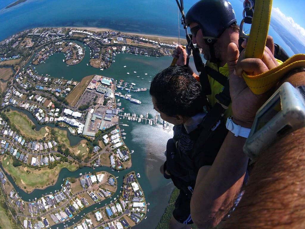 Tandem Skydive Over Fiji