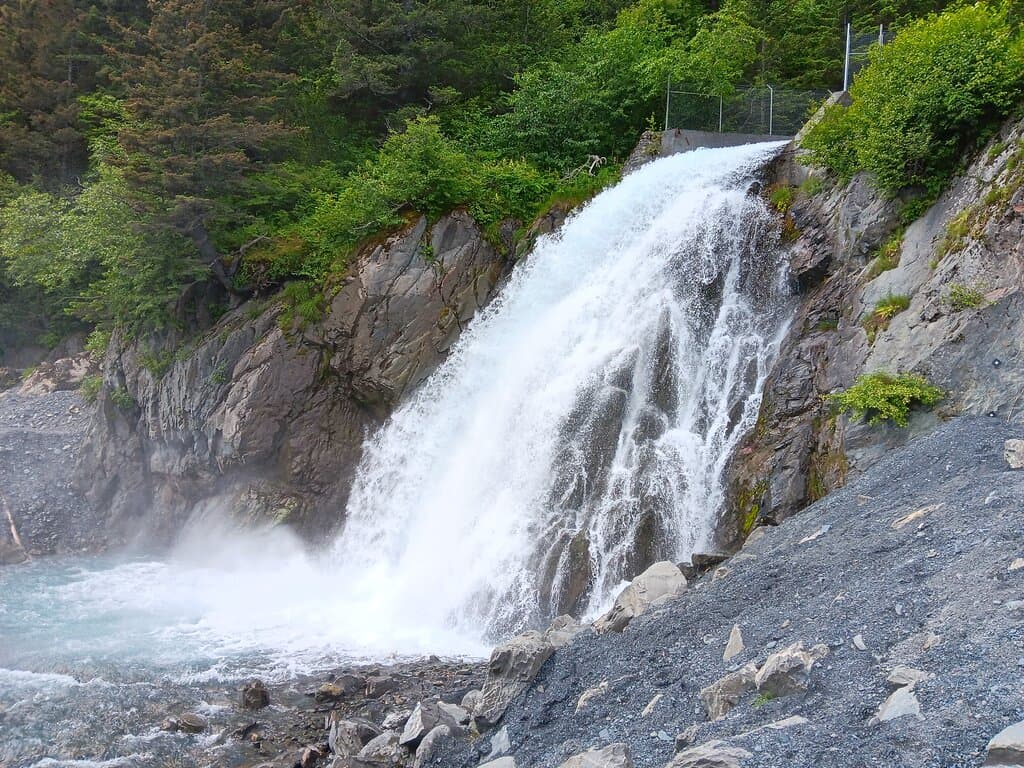 Lowell Creek Waterfall