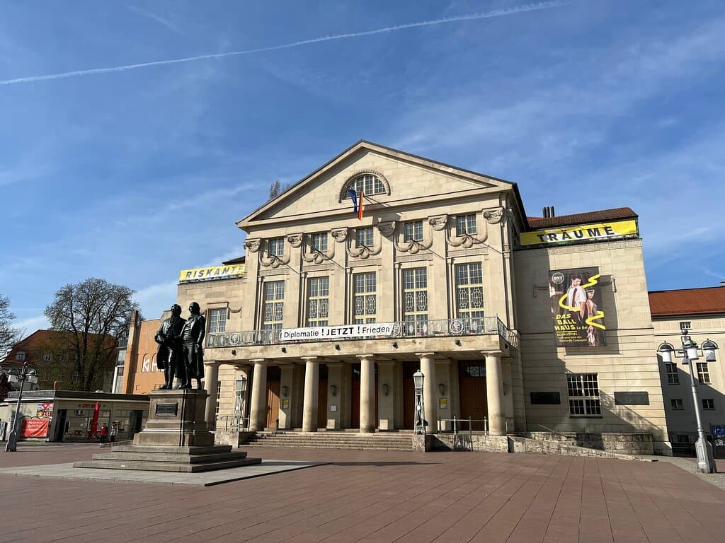 Goethe-Schiller Monument Weimar