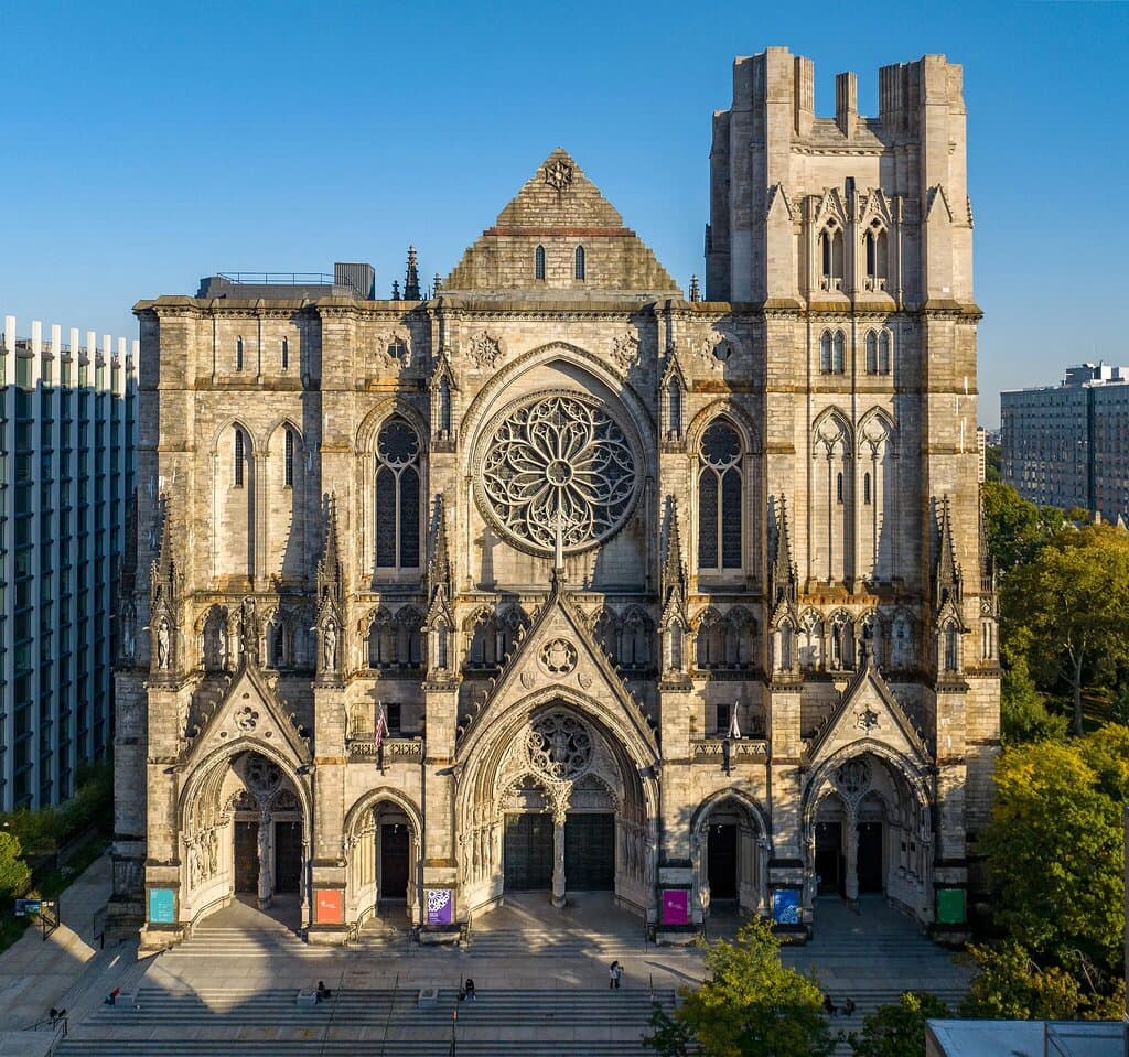Western facade of the Cathedral (Photo Credit: Damian Neufeld, Ennead Architects)