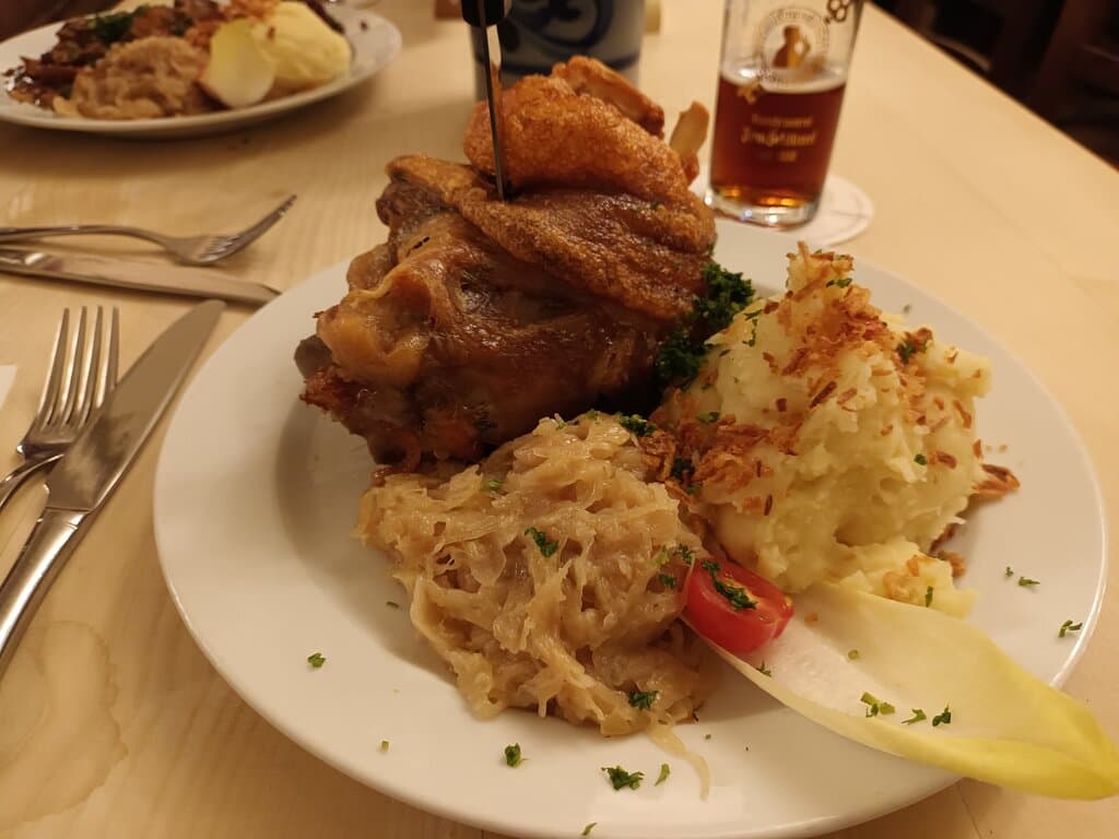 Crispy and tasty pork
