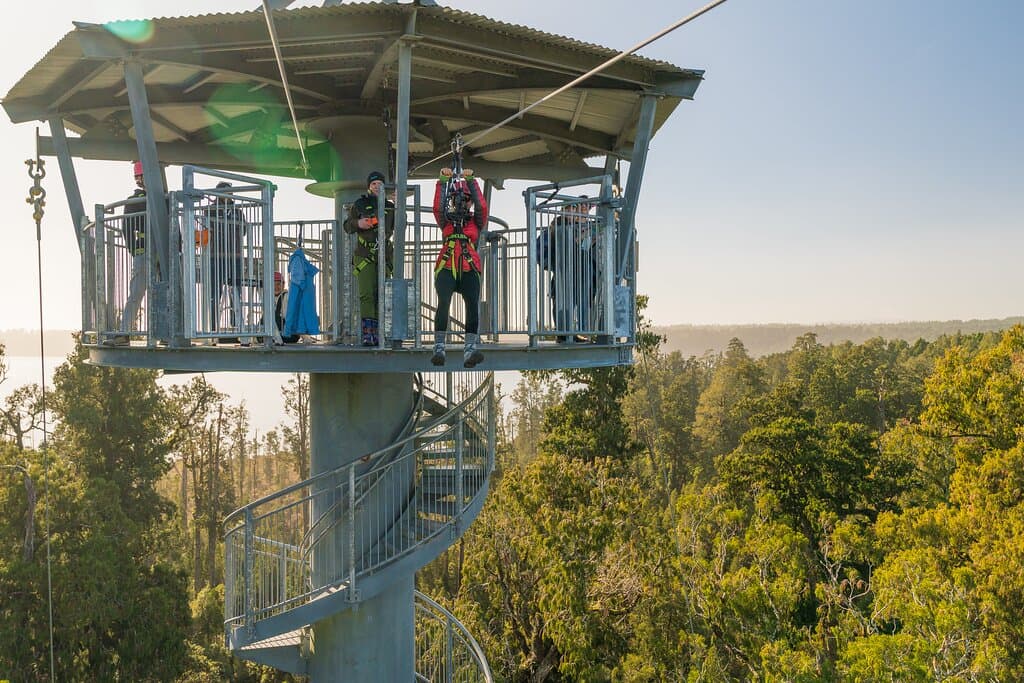 Ready to Leap off the 47m high tower!