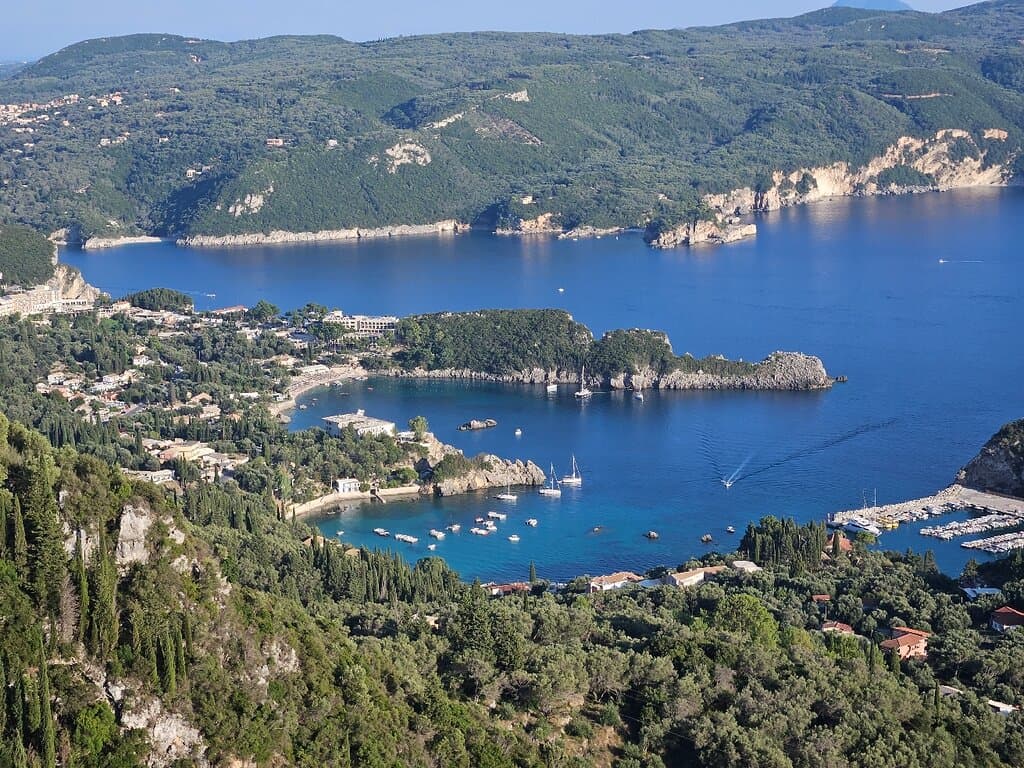 Great view of Paleokastrica