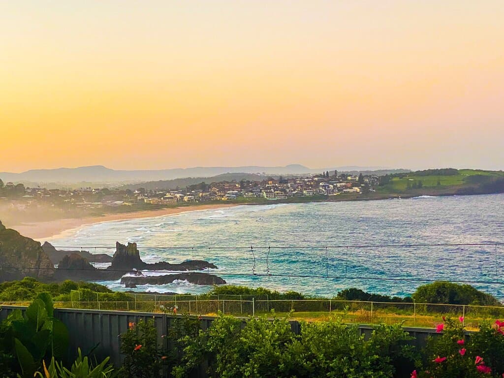 The wild ocean off Cathedral Rocks and at Dawn