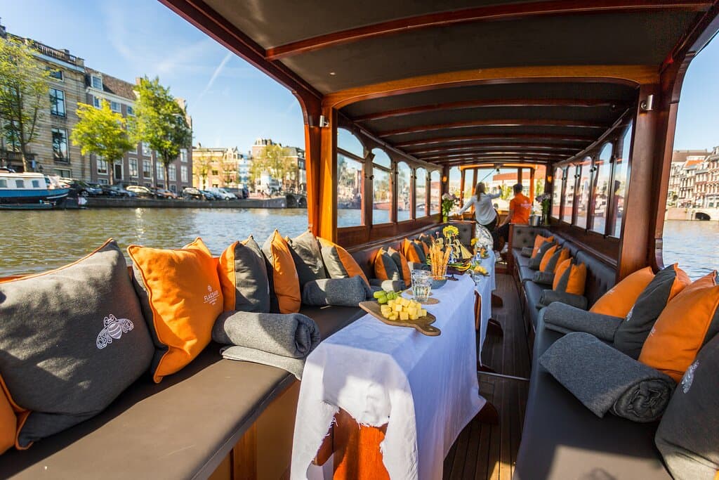 Enjoy the most amazing views whilst enjoying our Cheese & Wine Cruise on a covered boat