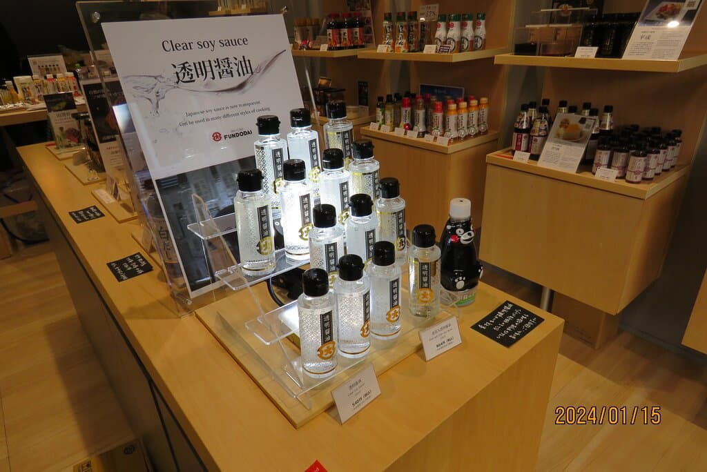 販売商品一例 透明醤油
