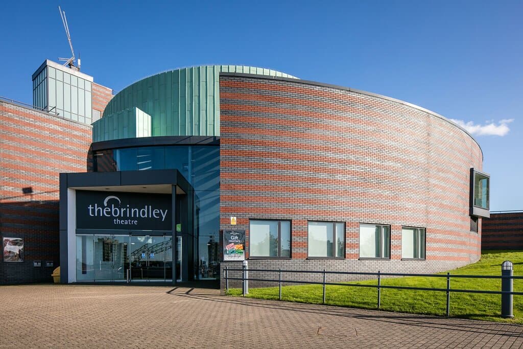The Brindley Theatre Entrance.
