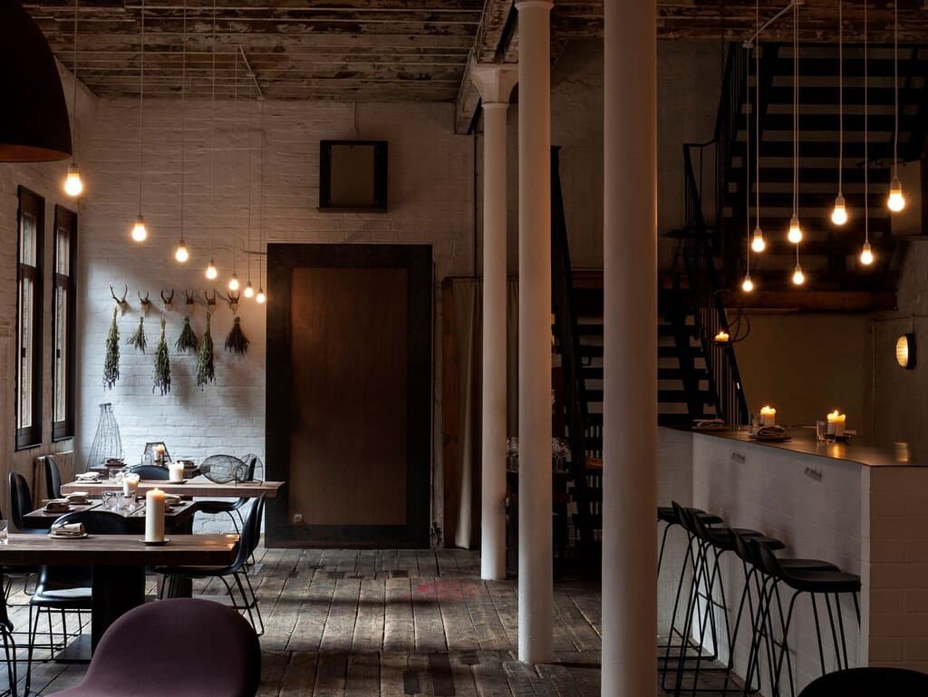 Timberyard tables and bar seats