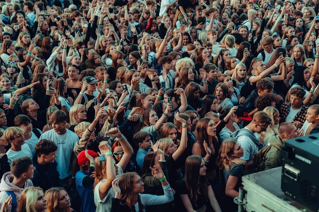 Vibrant Open-Air Stages