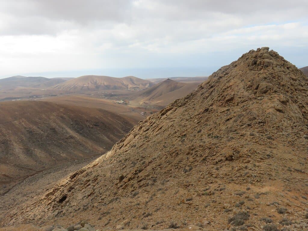 Viewpoint from the trail at Mirador del Risco de Penas