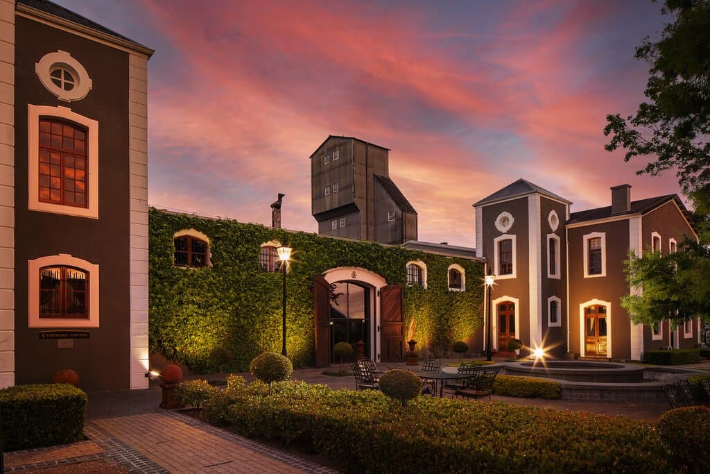 The exterior of Van Ryn's Brandy Distillery