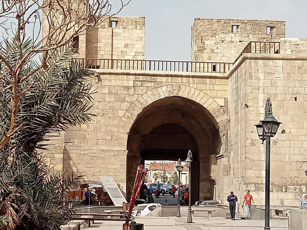 Bab al-Nasr South side. Cairo, Egypt. April 2024