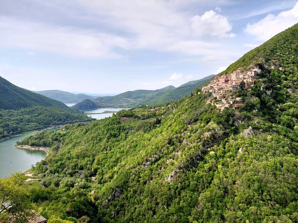 Panorama dal belvedere della Rocca