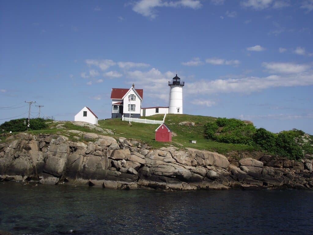 ME - CAPE NEDDICK - SOHIER PARK - VIEW OF NUBBLE LIGHTHOUSE
