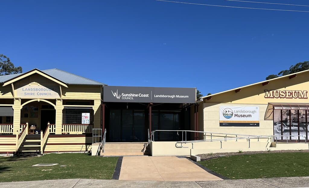 Landsborough Museum is free entry. It's in the centre of historic Landsborough township and on the scenic drive to Maleny.