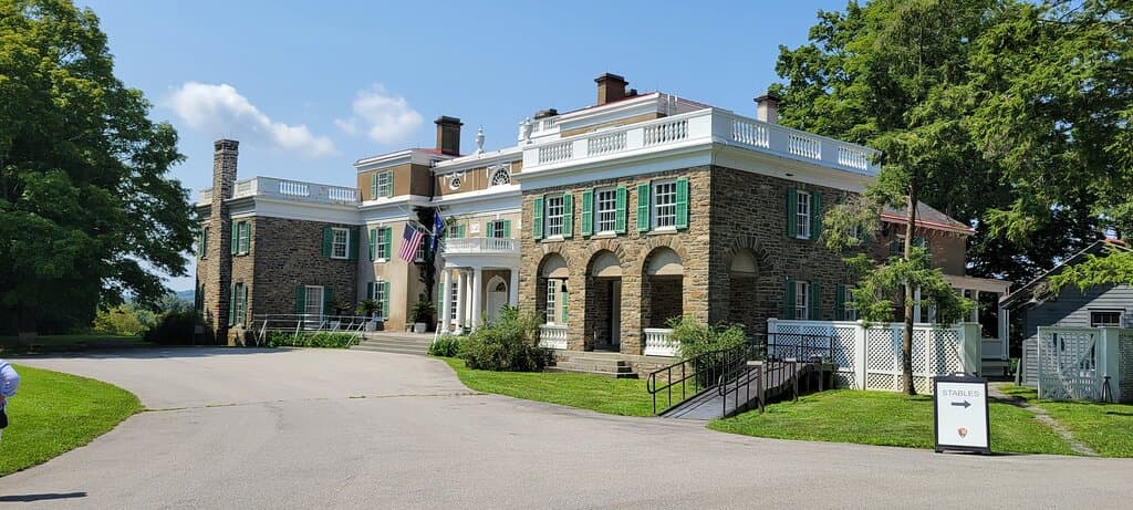 FDR Home, quarter angle view
