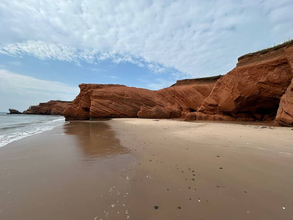 Expansive Low Tide Beach