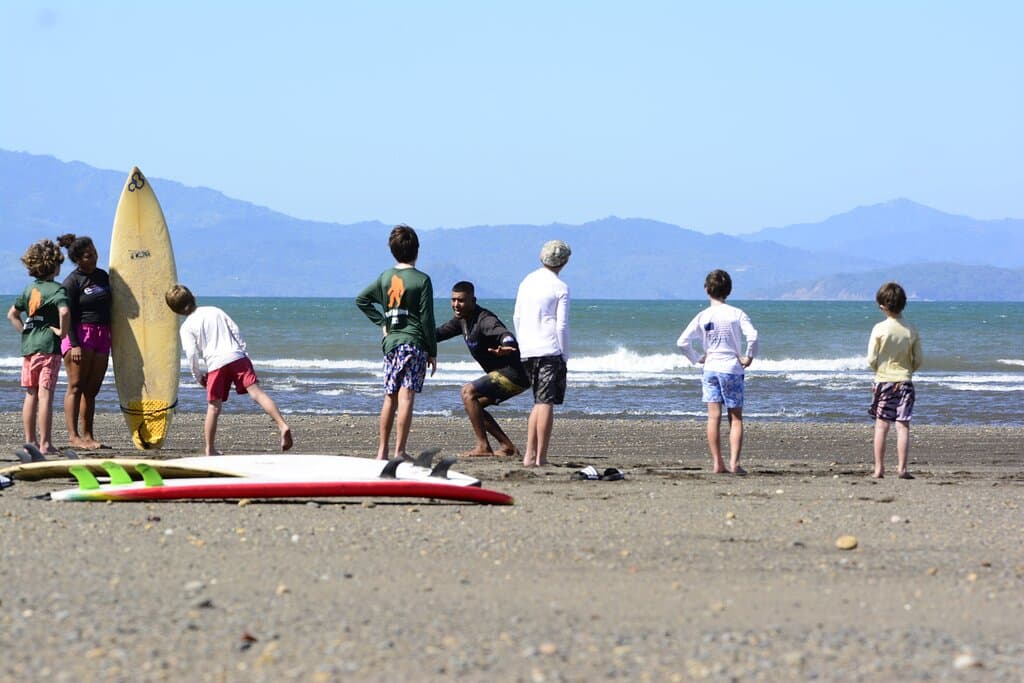Momentos Únicos grupales en BB surf school !