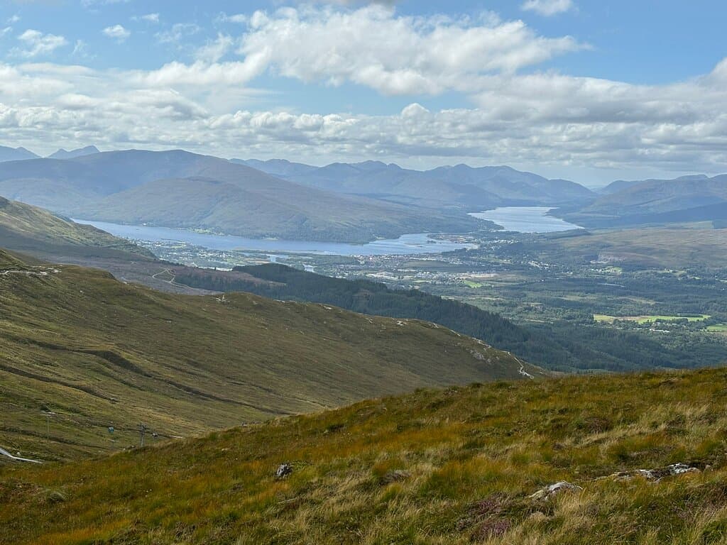 Terrific views from top of the gondola