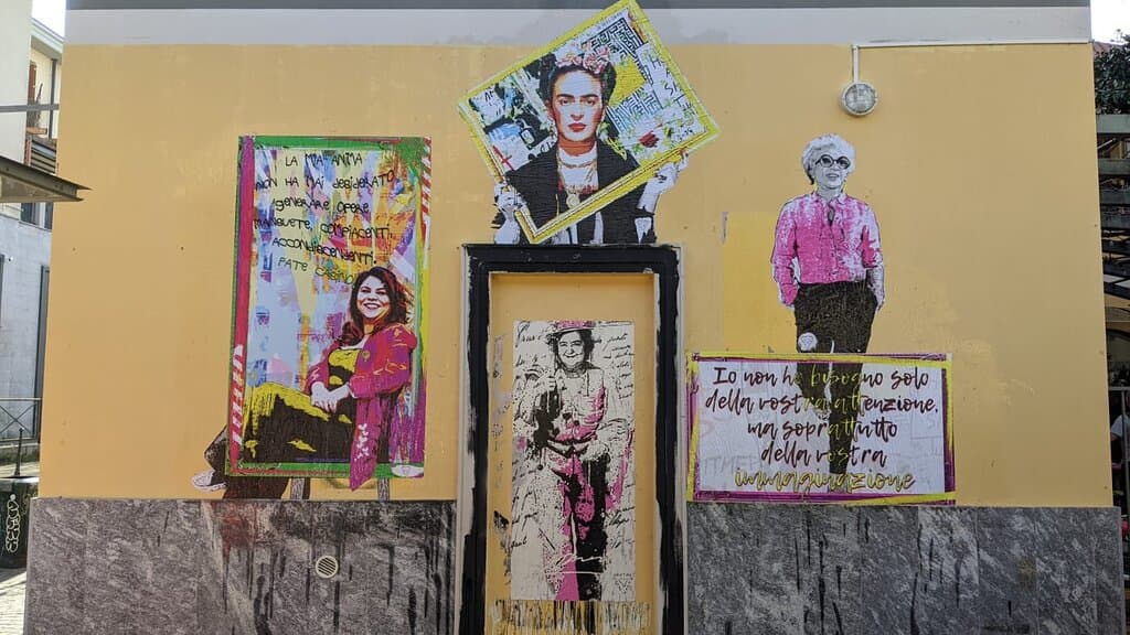 Murales Made By Cristina Donati Mayer for Cetec Spazio Alda Merini