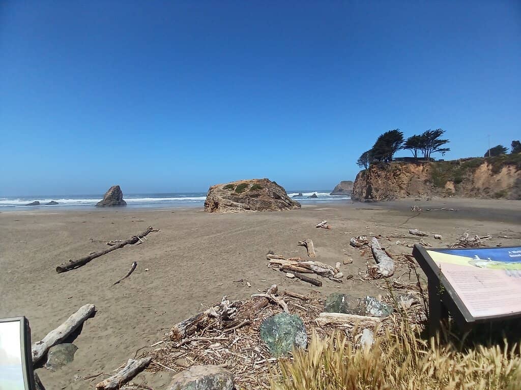 Rocky Outcrops and Blue Waters