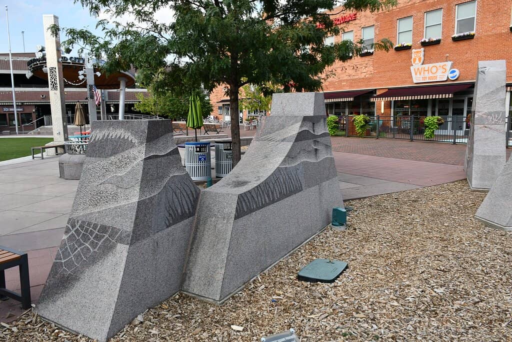 Winter Ice Skating Rink