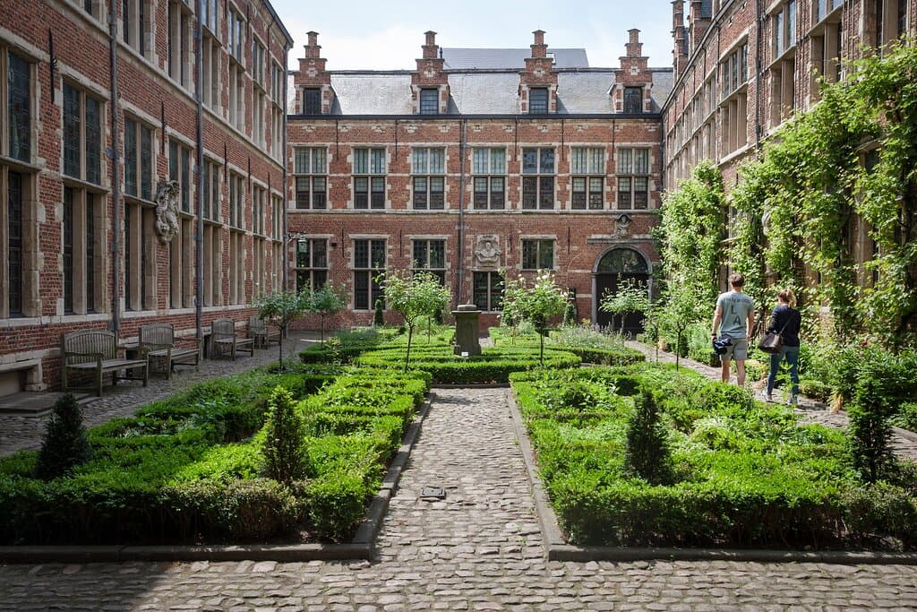 The inner courtyard of the Plantin-Moretus Museum. © Ans Brys