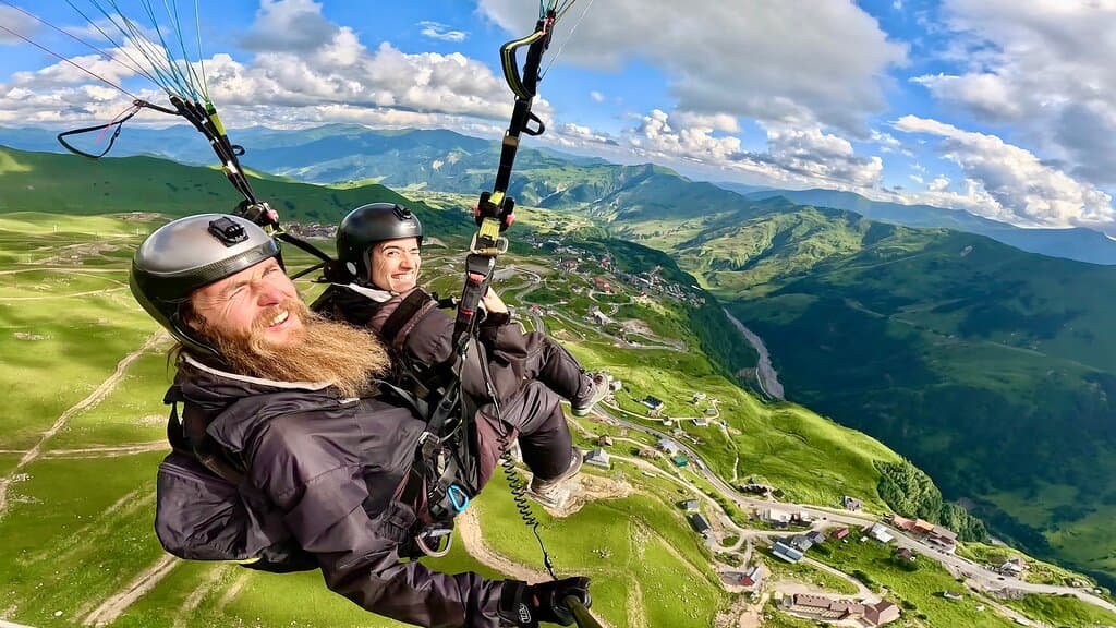 Discover the breathtaking beauty of Gudauri with SkyAtlantida! We specialize in unforgettable adventures, including paragliding, ATV tours, snowmobiling, and more. Our passionate team, led by experienced pilots Anatolii and Dmitry, is dedicated to providing you with safe and thrilling experiences. For inquiries, feel free to visit us at Pilot Café-Bar: Address: New Gudauri, apart-hotel New Gudauri, block 1, apartments 114, Gudauri, Georgia Phone: +995 551 35 5000