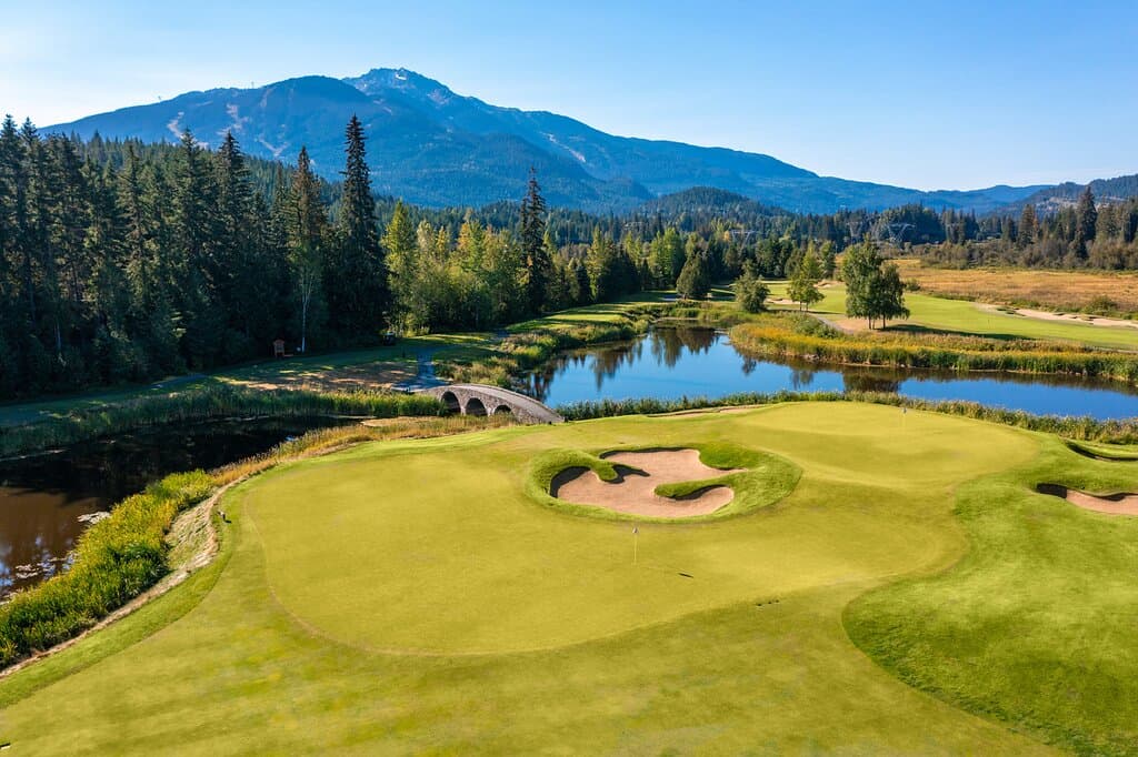 Nicklaus North 3rd and 12th double green.