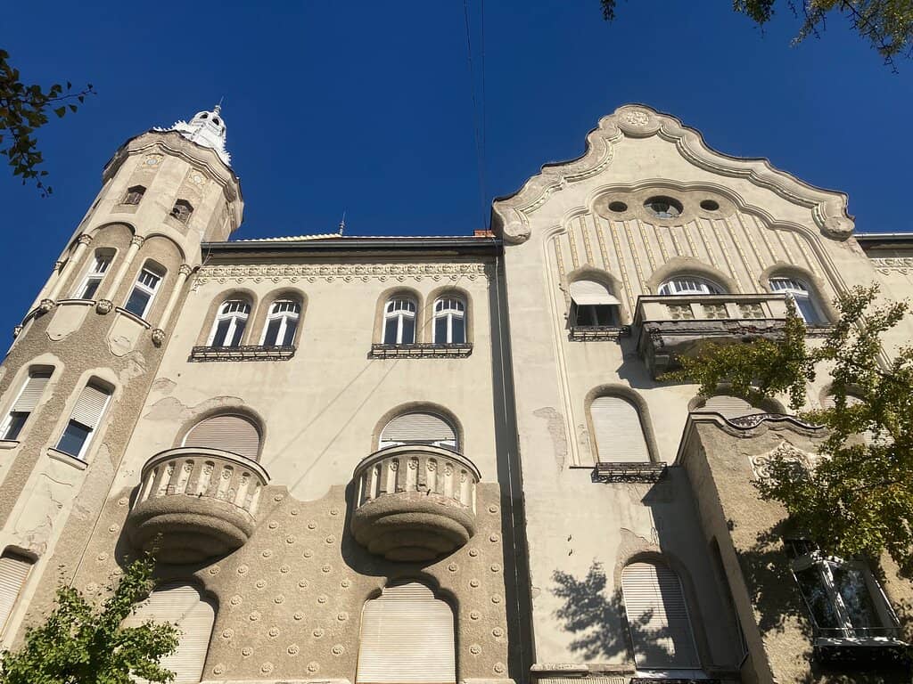 Golden Mosaic Facade