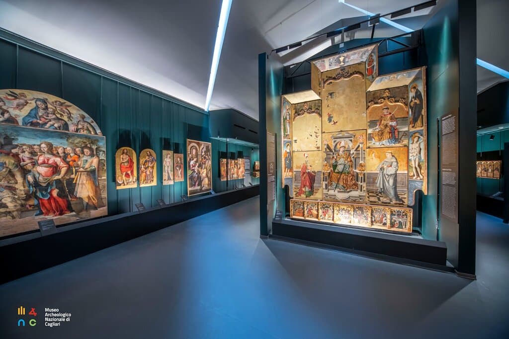 Pinacoteca di Cagliari, nuovo allestimento della collezione dei Retabli